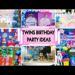 50+Best Twins Birthday Decoration Ideas|Twins Birthday Party|Twins Birthday Theme|Siblings Birthday