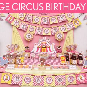 Vintage Circus Birthday Party Ideas // Vintage Circus - B78