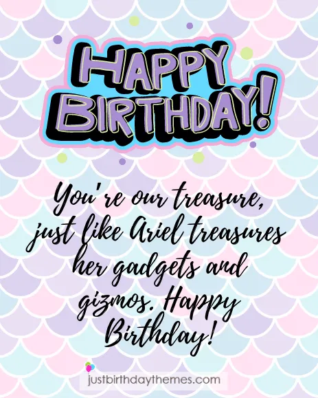 Mermaid Birthday Wishes picture